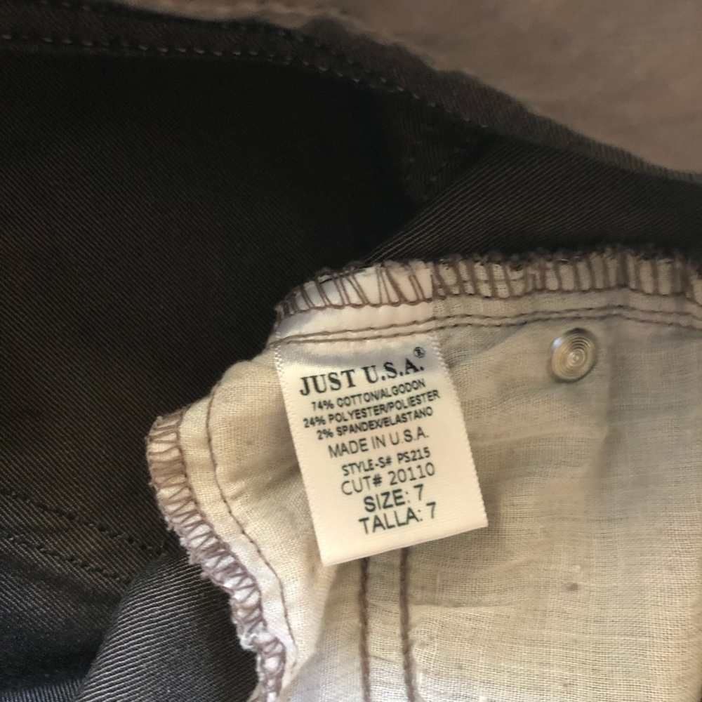 Just USA Gray Skinny Stretch Jeans - Picture 8 of 8